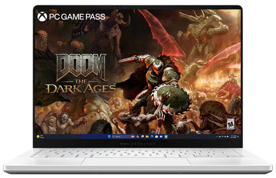 ASUS ROG Zephyrus G14 Gaming Laptop -  AMD Ryzen AI 9 HX 370, 32GB,  14 Inch OLED 3K 120Hz, GeForce RTX 5080 16GB, Wi-Fi 7, Windows 11, Platinum White