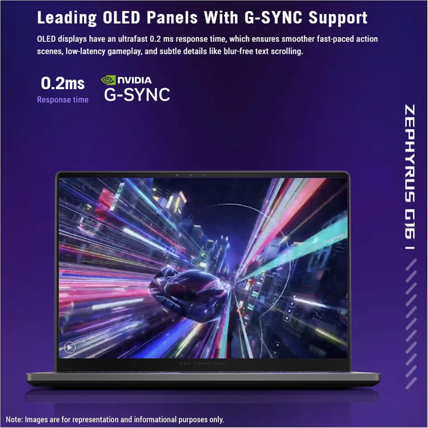 ASUS ROG Zephyrus G16 2024 Gaming Laptop, 16-Core Ultra 9, 16 Inch OLED QHD 240Hz Display, RTX 4070 8GB, Eclipse Gray