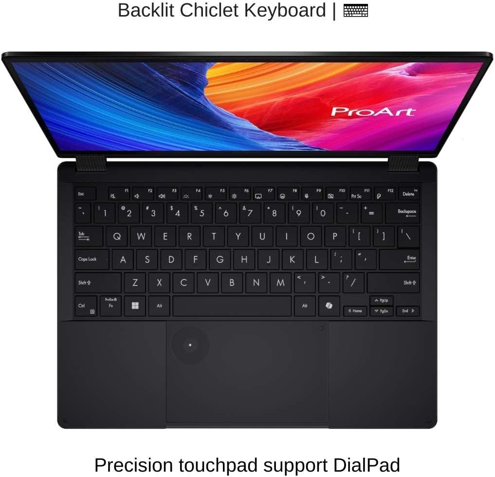 ASUS ProArt PX13 13" OLED 2-in-1 Laptop Copilot+ PC - AMD Ryzen AI Max+ 395, 64GB, 1TB SSD, 13 Inch OLED 2880x1800 Touch Screen 60Hz, Graphics AMD Radeon 8060S, Windows 11,  Nano Black