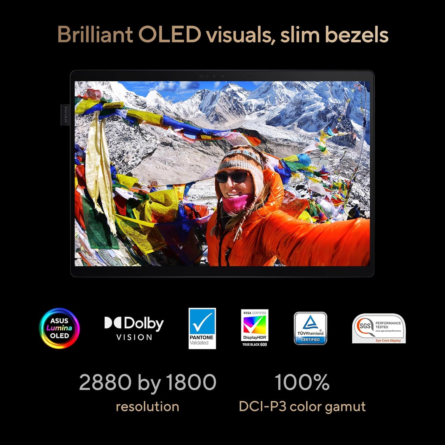 ASUS ProArt PZ13 13" OLED Detachable 2-in 1 Laptop Copilot+ PC - Snapdragon X Plus - 16GB, 1TB SSD, 13 Inch OLED 2880x1800, Graphics Snapdragon X Elite Adreno, Windows 11,  Black