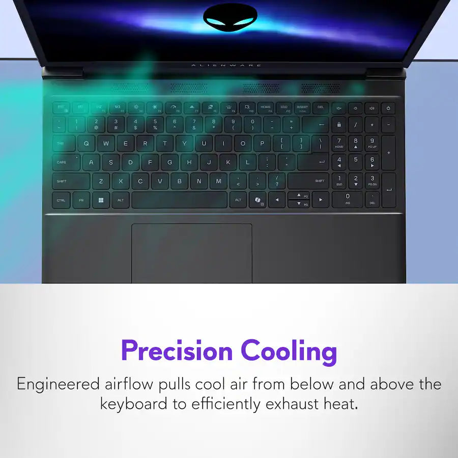 Dell Alienware 15.3 Gaming Laptop, AMD Ryzen R7 260, NVIDIA GeForce RTX 5050 8GB, 15.3 Inch, FHD+ (1920 x 1200) 165Hz, Windows 11, Black