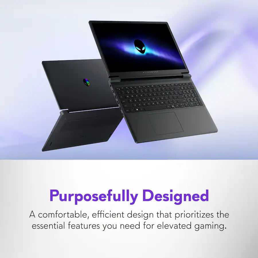 Dell Alienware 15.3 Gaming Laptop, AMD Ryzen R7 260, NVIDIA GeForce RTX 5050 8GB, 15.3 Inch, FHD+ (1920 x 1200) 165Hz, Windows 11, Black