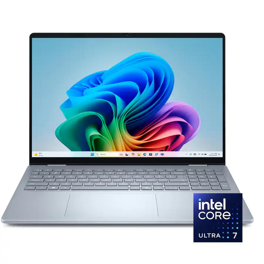 Dell 16 Plus Copilot+ PC 2-in-1 Laptop, Intel Core Ultra 7 256V, 16" 2K LED Touchscreen,16GB, Intel Arc, Windows 11, Ice Blue