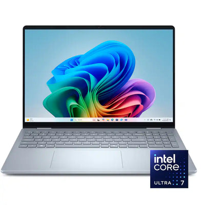 Dell 16 Plus Copilot+ PC 2-in-1 Laptop, Intel Core Ultra 7 256V, 16" 2K LED Touchscreen,16GB, Intel Arc, Windows 11, Ice Blue