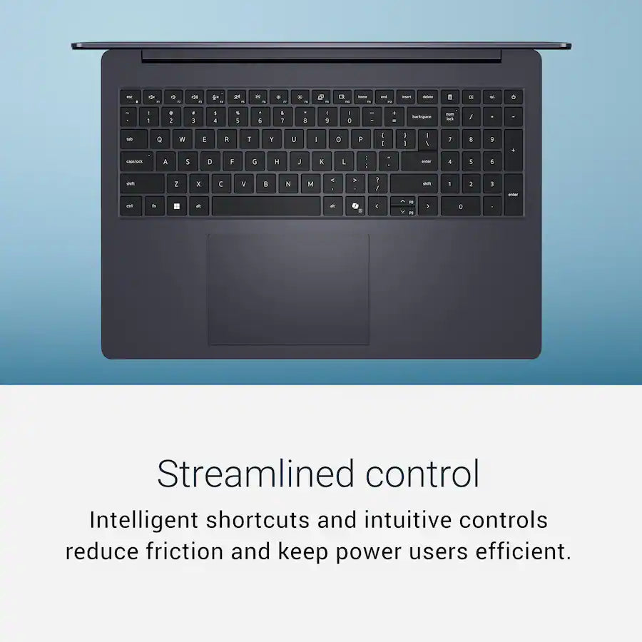 Dell 16S Copilot+ PC Laptop, Intel Core Ultra 9 386H, 32GB, 16 Inch 120Hz 3K (2880 x 1800) OLED  Touchscreen, Intel Graphics, Windows 11, Celestial Blue