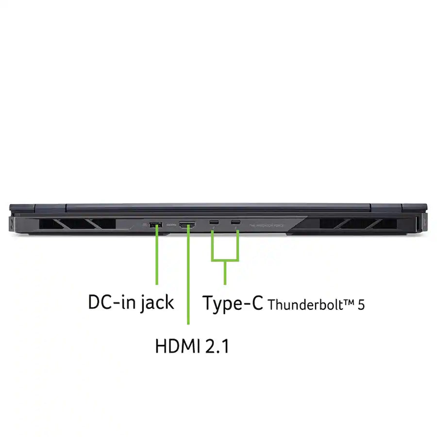 Acer Predator Helios 18 AI PH18-73-962W Gaming Laptop Intel Ultra 9 275HX, 64GB RAM, 18 Inch (3810x2400) 240Hz, NVIDIA RTX 5090 24GB, English RGB Backlite KB, Windows 11 , Abyssal Black