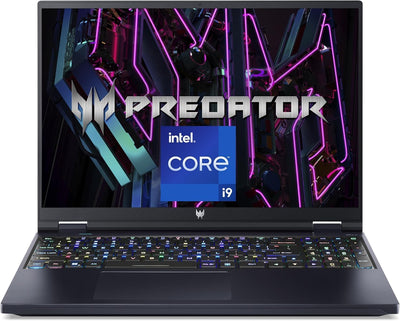 Acer Predator Helios NEO 16 Gaming Laptop, i9-14900HX, 16 Inch WUXGA 165Hz, RTX 4060 8GB, Abyssal Black  (Refurbished- Excellent Condition)