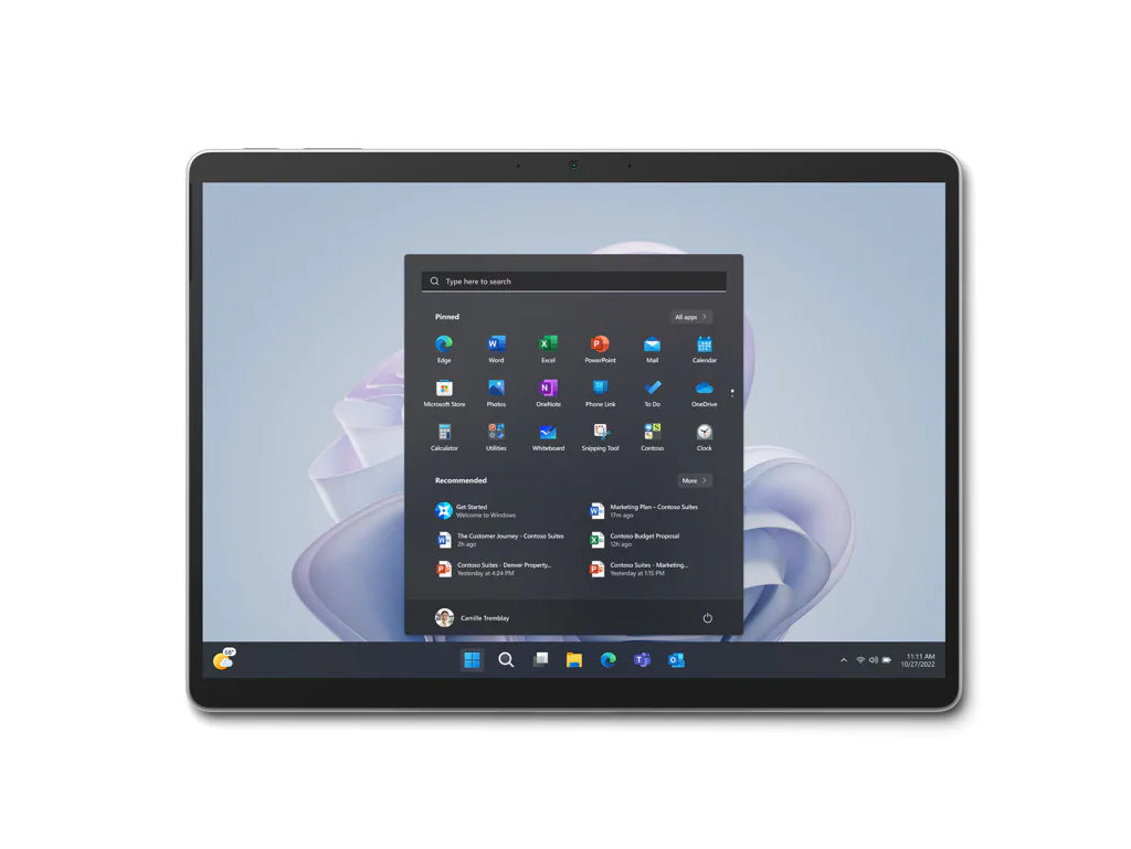 Microsoft Surface Pro 9 2-In-1 Tablet, Intel Core i7, 16GB, 1TB SSD, 13 inch FHD+ Touch, Windows 11 Pro, Platinum Color