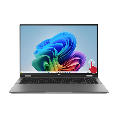 ASUS Vivobook Flip 16" OLED Touchscreen 2-in1 Laptop - Copilot+ PC - Intel Core Ultra 9 386H, 32GB, 16 Inch OLED WUXGA (1920x1200) Touchscreen, Windows 11, Gray