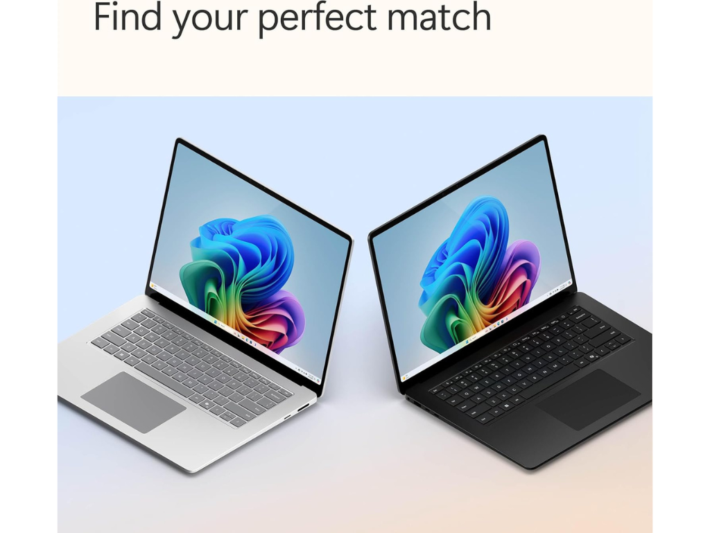 Microsoft Surface Laptop 7 Copilot+ PC,  Snapdragon X Elite, 16GB, 256GB SSD, 15 Inch Touchscreen, Windows 11 Home, Platinum