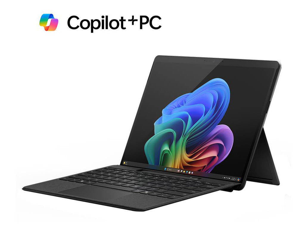 Microsoft Surface Pro 11th Edition, Copilot+ PC 10-Core Qualcomm Snapdragon X Plus Processor, 16GB, 512GB, 13 Inch 2880 x 1920 Touchscreen, Windows 11, Black